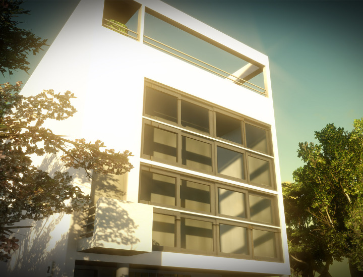 Libre interprétation d’une Villa Moderne de Le Corbusier