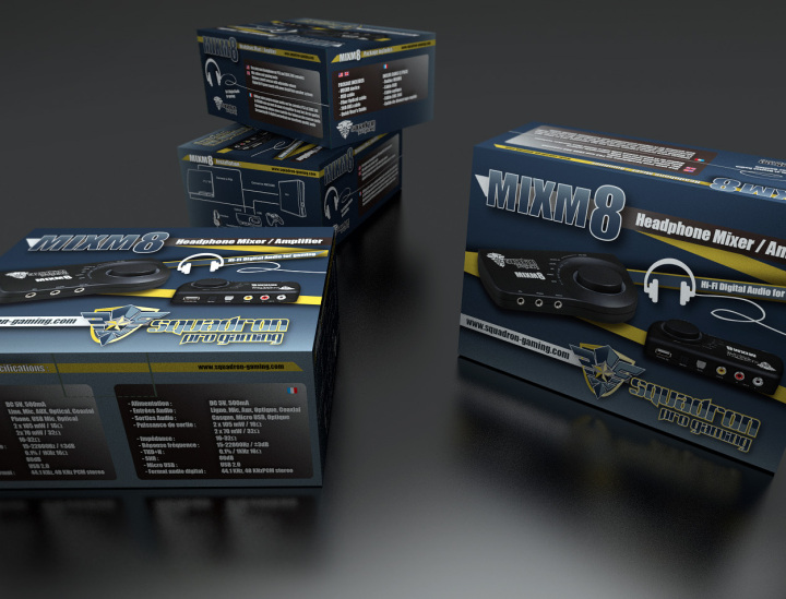 Packaging MXM8  Visualisation 3d