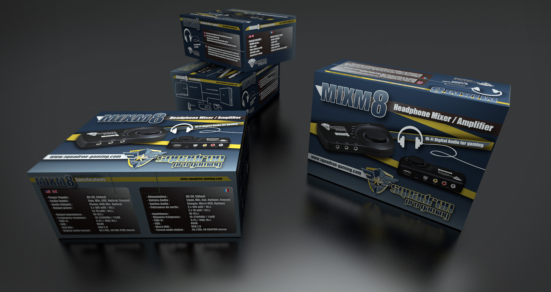 Packaging MXM8  Visualisation 3d