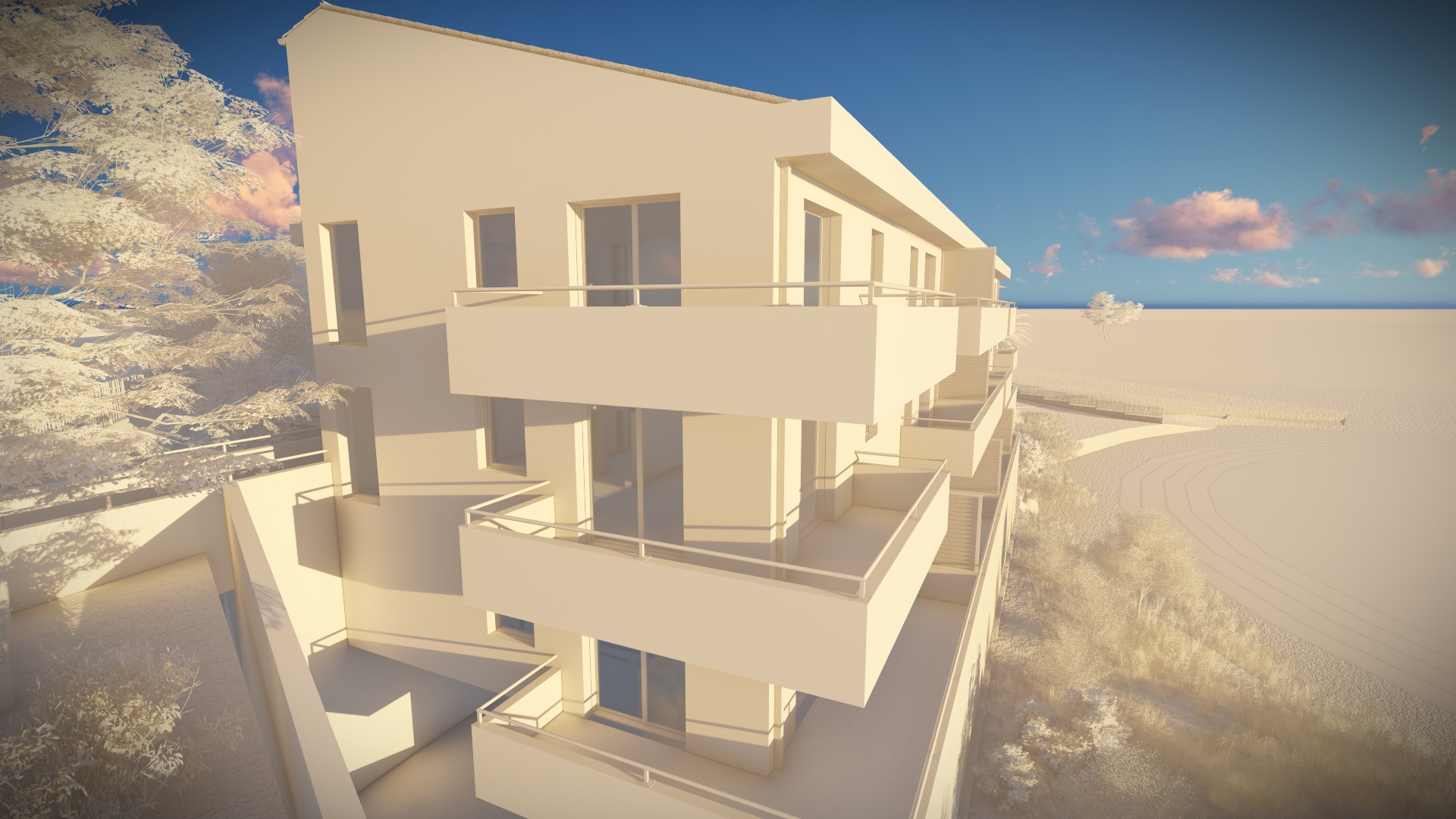 Bleu Horizon - Sogima - Immobilier à La Ciotat - Animation 3d