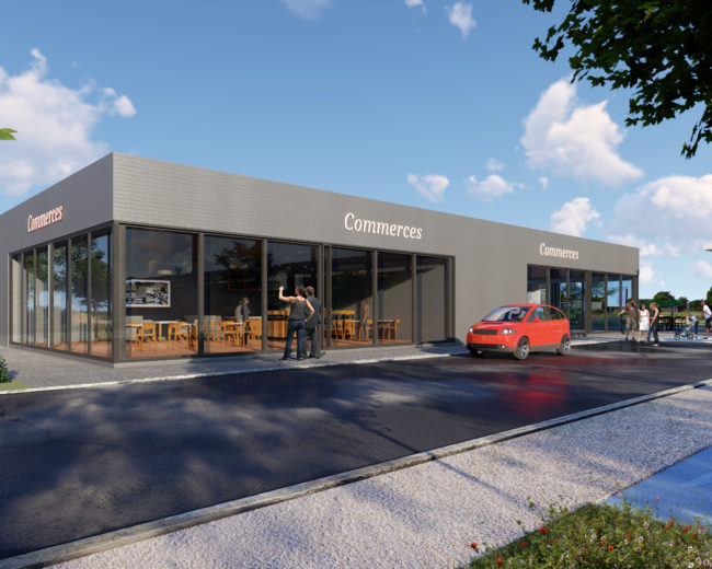 Prévisualisation 3D de commerces a Marignane – Quattrone